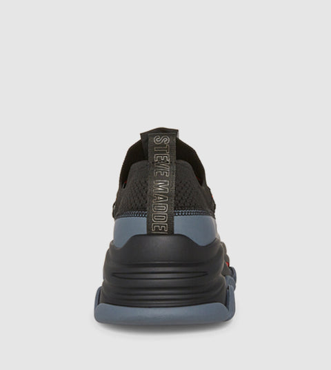 Steve Madden Men's Black & Grey Plasted Sneakers | Steve Madden In Lebanon