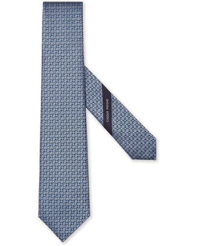 Alfani Mens Mini Leaf Tie Blue OS ABL149 SHR