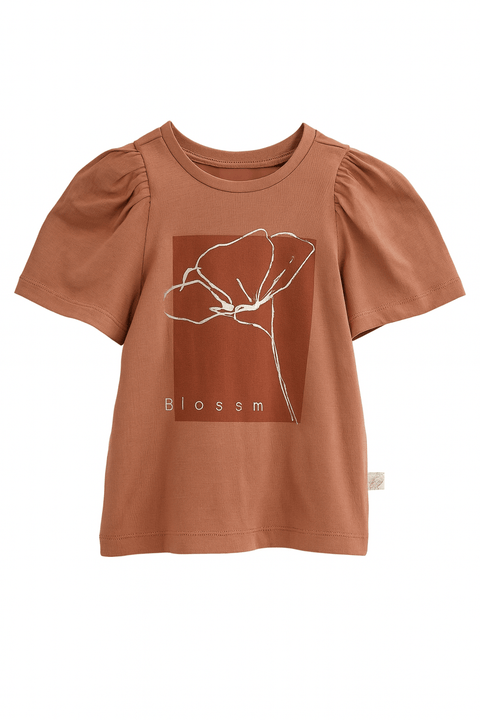 POMPdeLUX Girl's Rose Short-Sleeve T-shirt |POMPdeLUX in Lebanon