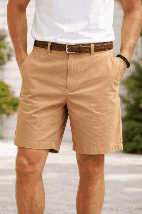 Polo Ralph Lauren Men's Tan Relaxed Fit Chino Sandsurf Button Zip Short | Polo Ralph Lauren In Lebanon