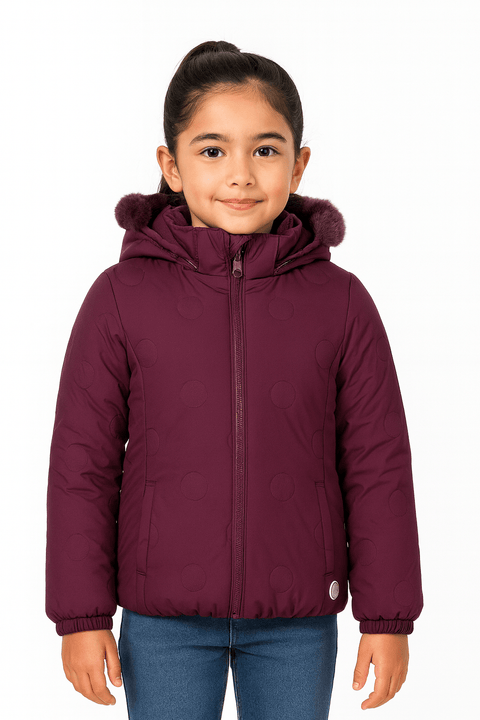 S.Oliver Girl's Purple Puffer Jacket |S.Olive in Lebanon