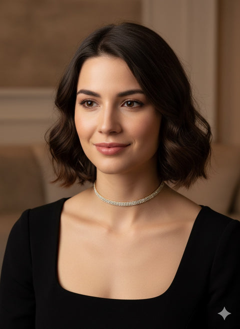 I.N.C. International Concepts Women's Gold Tone 16" Crystal Collar Necklace| I.N.C In Lebanon