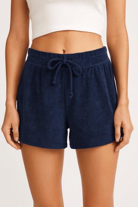 Love Fire Women's Navy Blue Short MAK184