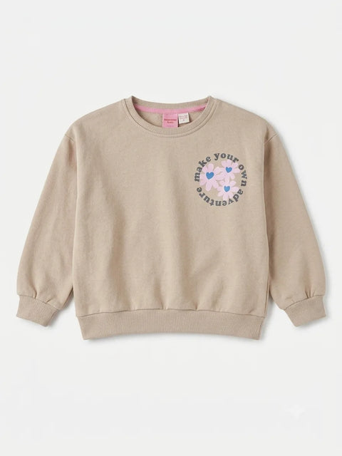 Zara Girl's Beige Printed Blouse | Zara In Lebanon