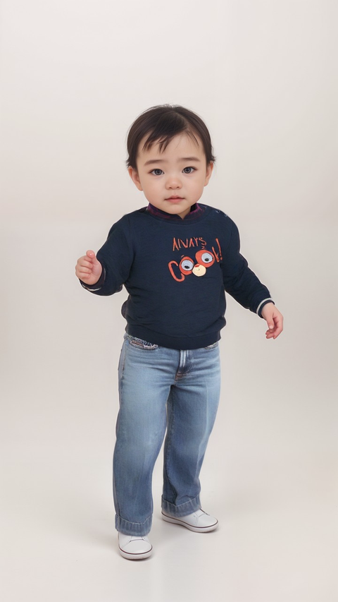 S.Oliver Baby Boy's Navy  Long-Sleeve Blouse |S.Oliver in Lebanon