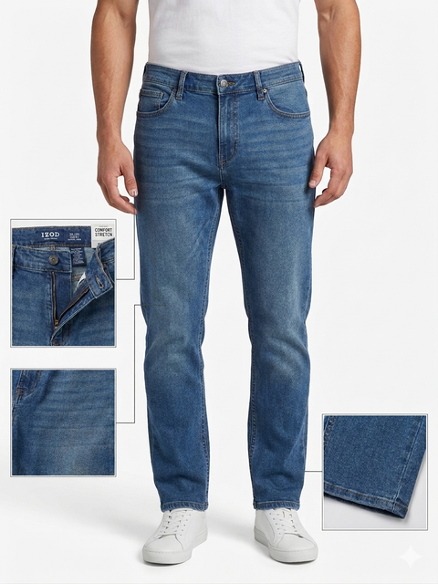 IZOD Men's Blue Waistband Slim Fit Jeans | IZOD In Lebanon