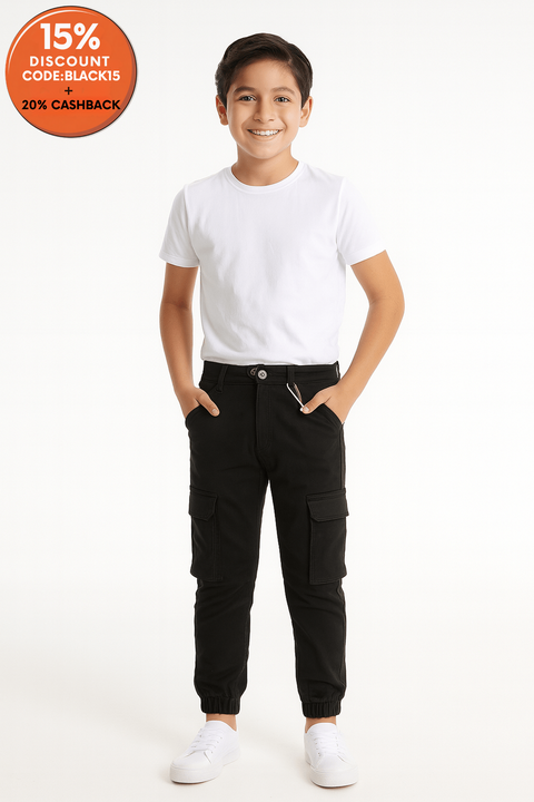 S.Oliver Boy's Black Jogger Jeans |S.Oliver in Lebanon