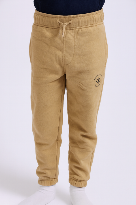 POMPdeLUX Boy's Beige Jogger sweatpants | POMPdeLUX in Lebanon
