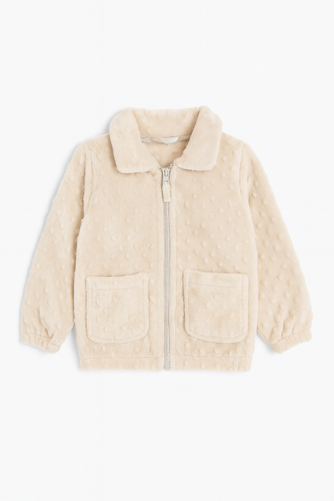 POMPdeLUX Girl's Beige Jacket | POMPdeLUX in Lebanon