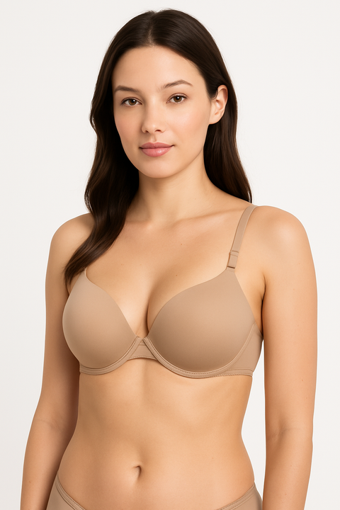 Demar Women's Beige Earth Padded Bra | Demar In Lebanon