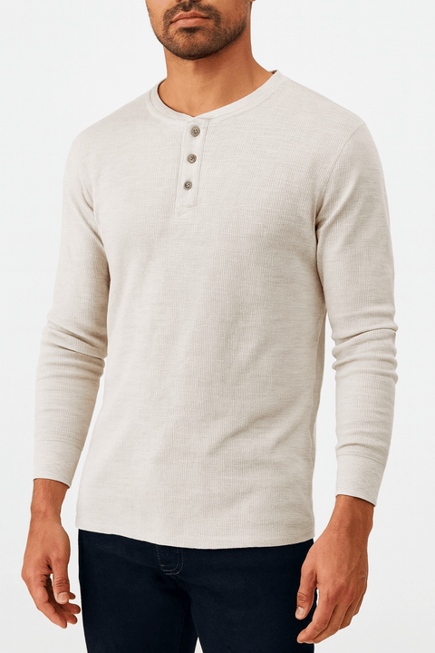 Manguun Men's Light Grey Knitted Blouse | Manguun In Lebanon