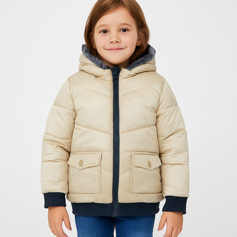 Boboli Girl's Gold Puffer Jacket| Boboli in Lebanon