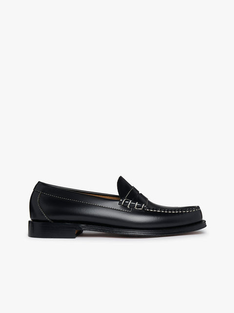 G.H Bass Men's Black Leather Weejuns Larson Penny loafers |G.H Bass In Lebanon