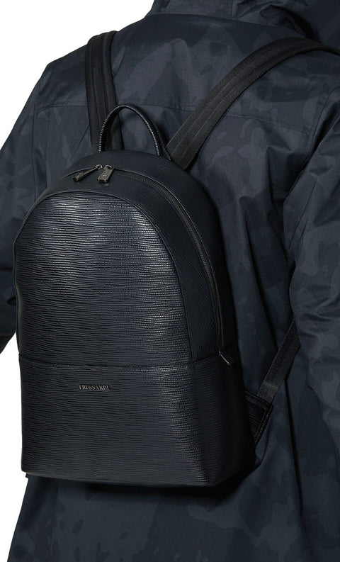 Trussardi Women's Black Cortina Backpack | Trussardi In Lebanon