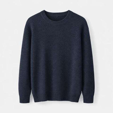Celio Men's Black Crew Neck Sweater  | Celio in Lebanon