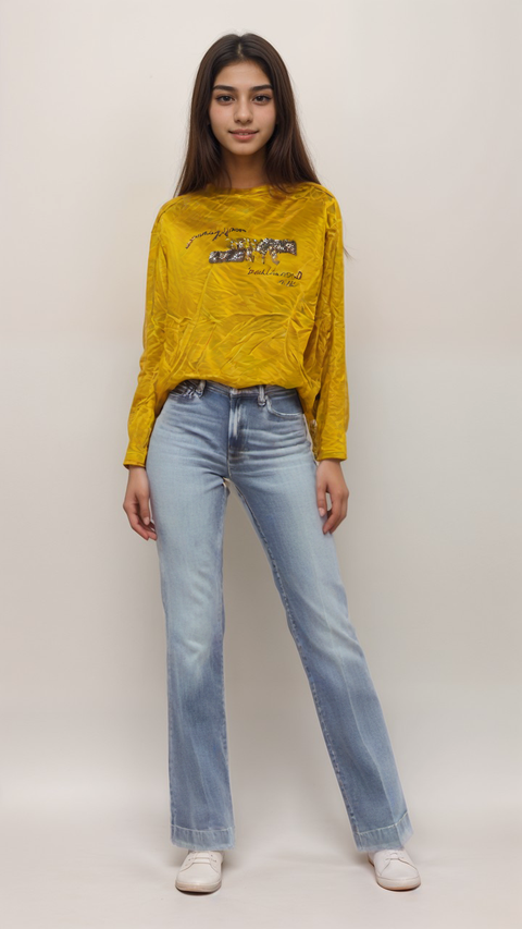 S.Oliver Girl's Mustard Blouse | S.Oliver In Lebanon
