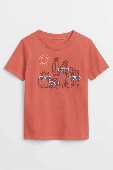 GAP Baby Boy Coral T-Shirt AMZ222