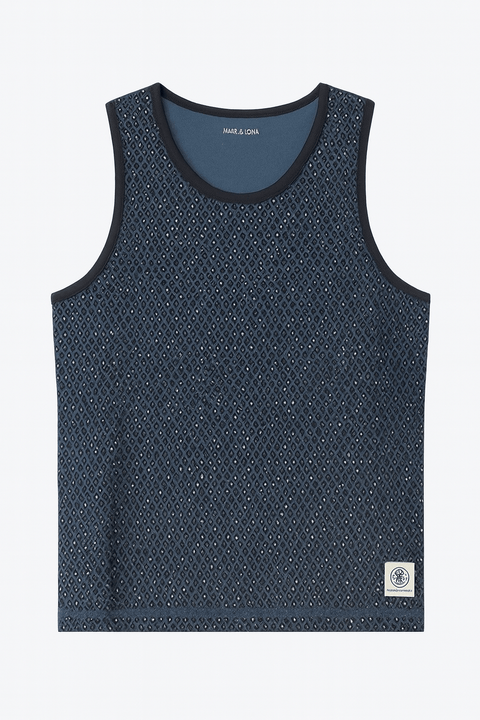 POMPdeLUX Girl's Navy Blue Carl Tank Top| POMPdeLUX in Lebanon