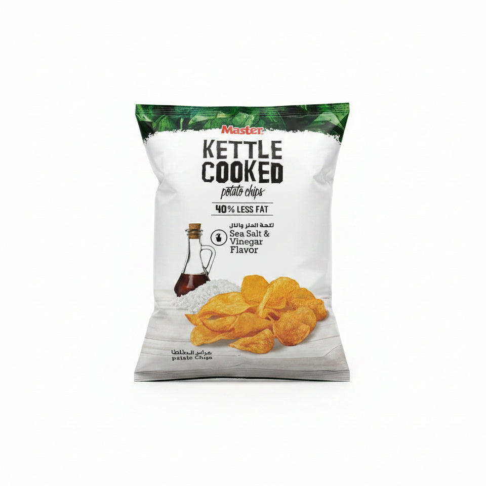 Master Kettle Sea Salt & Vinger Flavour 210g