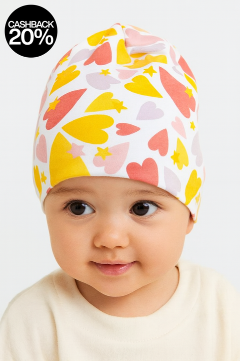 Reserved Baby Girl's Multicolor Printed Hat | Reserved In Lebanon