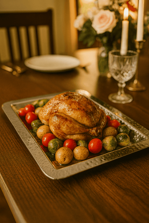 Lucky Tiger Stainless Steel Square Tray (4625)