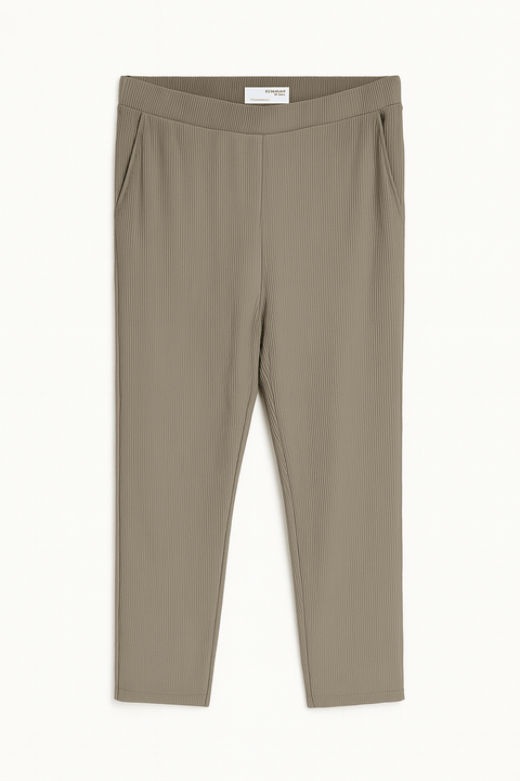 Selected Homme Men's Khaki Green Regular Fit Ripped Pant |Selected Homme In Lebanon