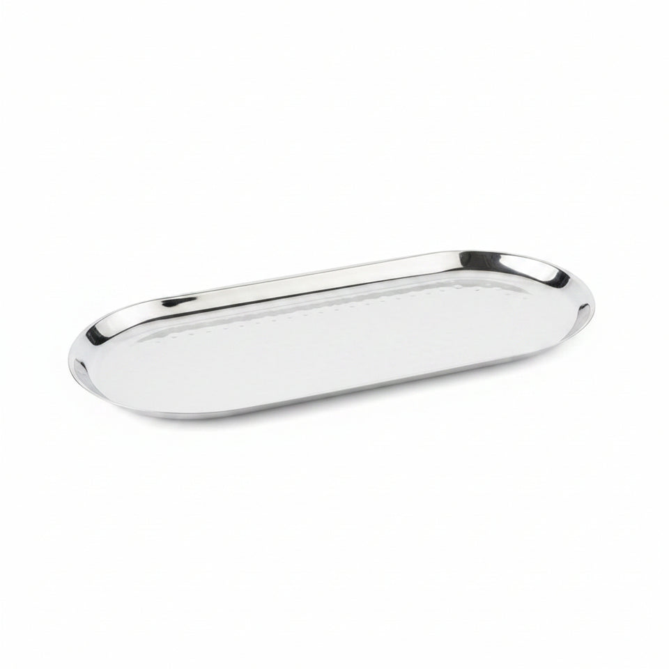 Lucky Tiger Stainless Steel Oval Tray(SO-792-B)