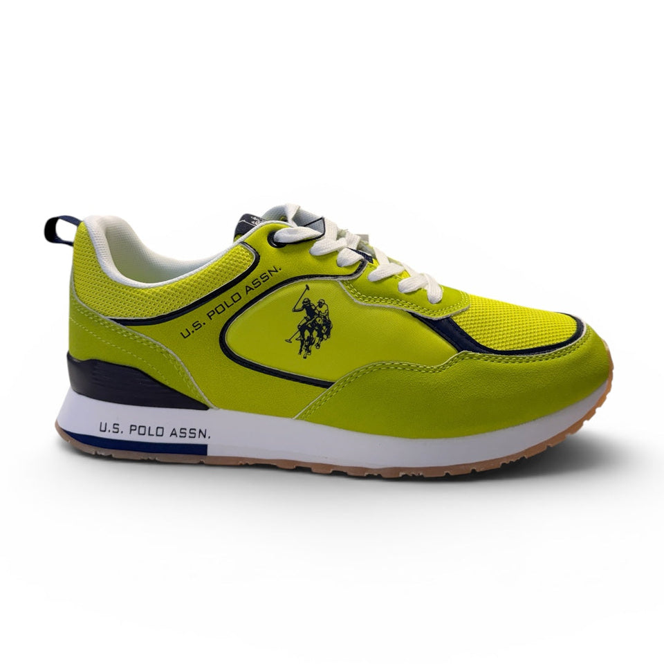 U.S. Polo Assn. Men's Lime Tabry Sneakers