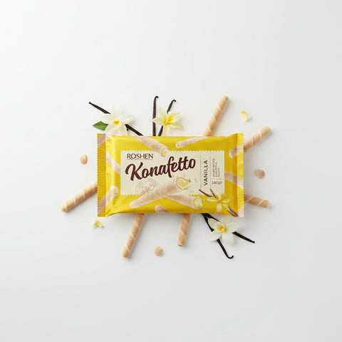 Roshen Kanafetto Wafers Vanilla 142g| Roshen  In Lebanon
