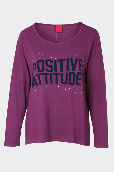 S.Oliver Girl's Purple Long-Sleeve Cotton Blouse |S.Oliver In Lebanon