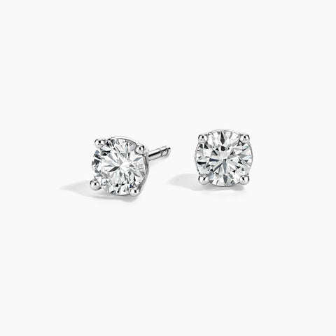 Anni Lu Women's Silver-Tone 4-Pong Diamond Stud Earrings | Anni Lu In Lebanon