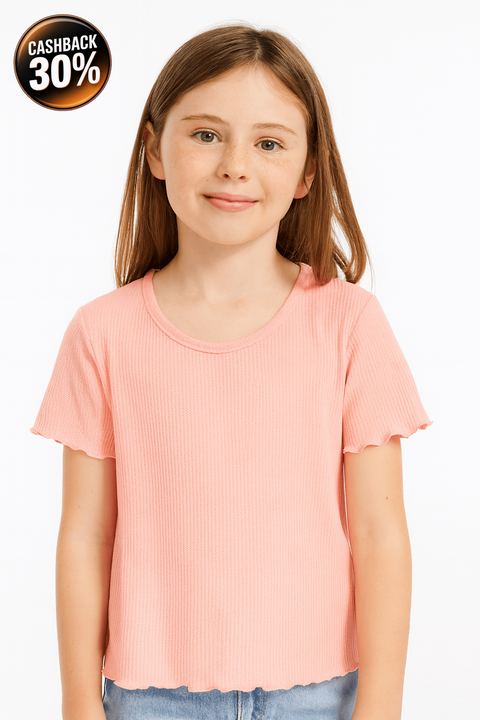 Epic Threads Girl's Coral T-Shirt ABFK591