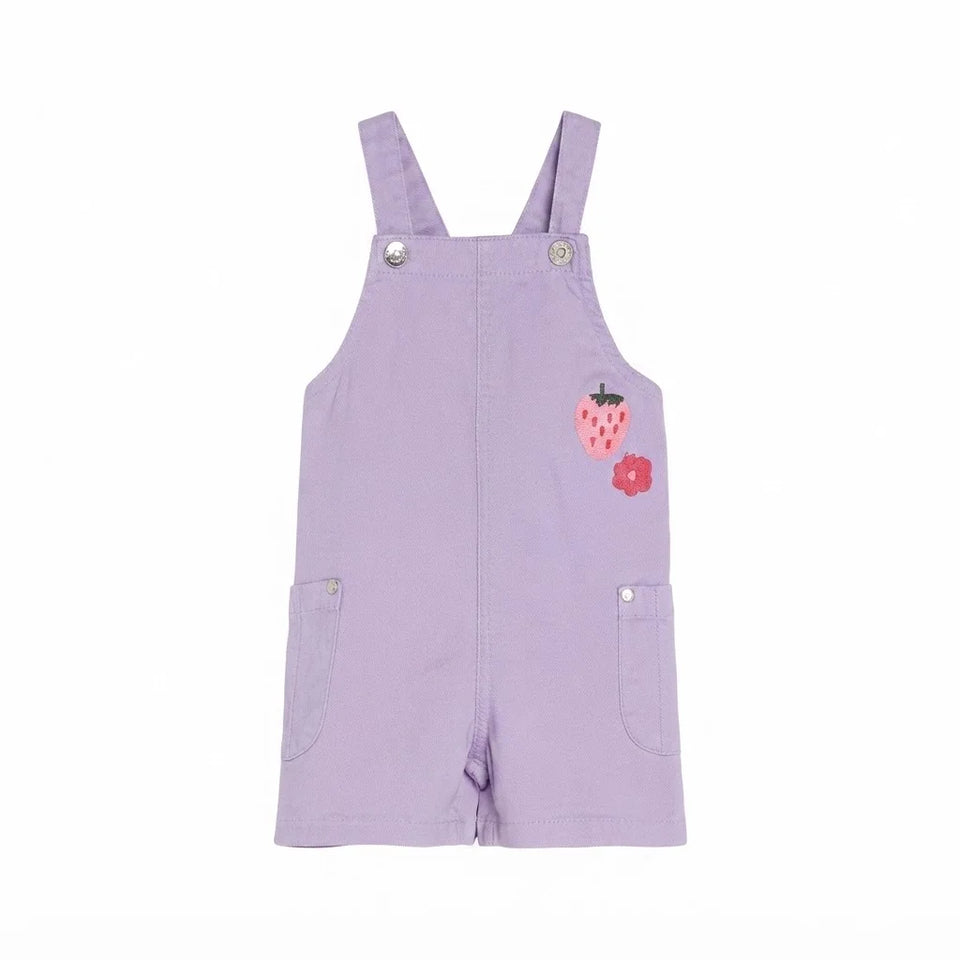 SinsayGirl's Lavender Short Dungaree Romper