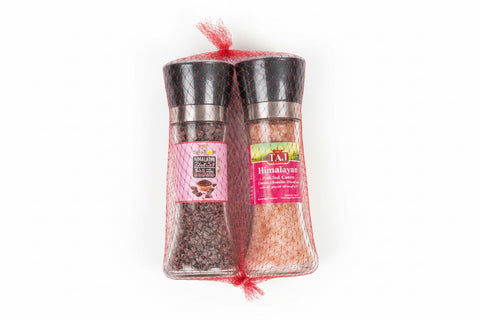 Taj Himalayan Pink Coarse Salt 200g+Black Salt Free | Taj In Lebanon