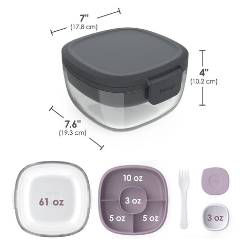Bentgo All In One Glass Salad Container  | Bentgo In Lebanon