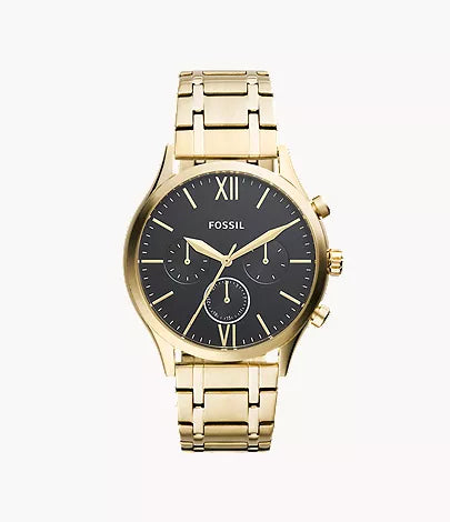 Fossil Men's Gold-Tone Fenmore Multifunction Stainless Steal Watch | Fossil In Lebanon