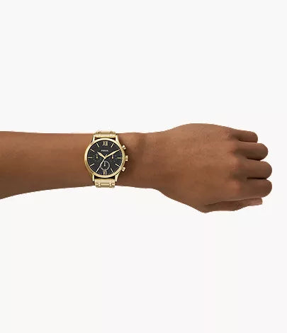 Fossil Men's Gold-Tone Fenmore Multifunction Stainless Steal Watch | Fossil In Lebanon