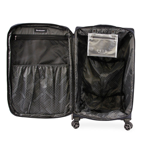 Brookstone Navy Elswood Softside Luggage Bag | Brookstone In Lebanon