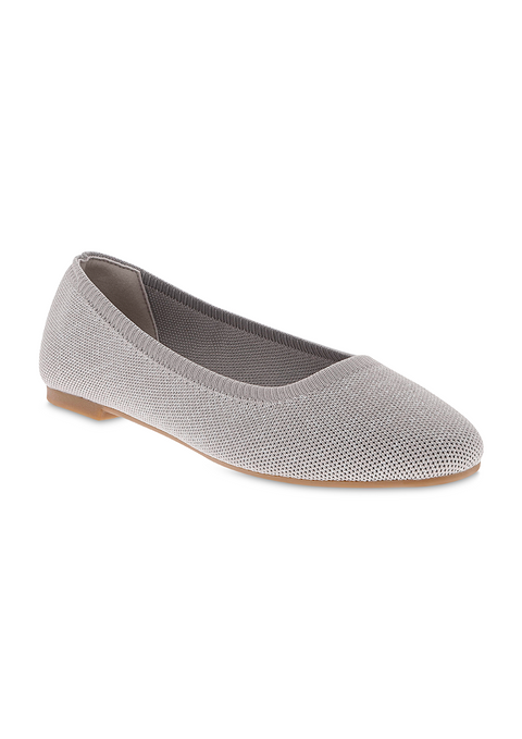 MIA Women's Silver Brendy Ballet Flat | MIA In Lebanon