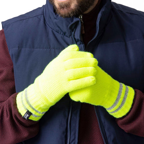 Heats Holders Men's  Neon Yellow Workforce Thermal Work Gloves | Heats Holders in Lebanon