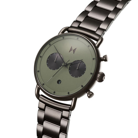 MVMT Blacktop  Men’s Grey/Green Chronograph Watch |MVMT  in Lebanon