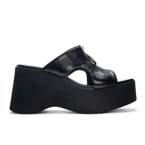 Chinese Laundry Women's Black Taysha Wedge Sandal | Chinese Laundry In Lebanon
