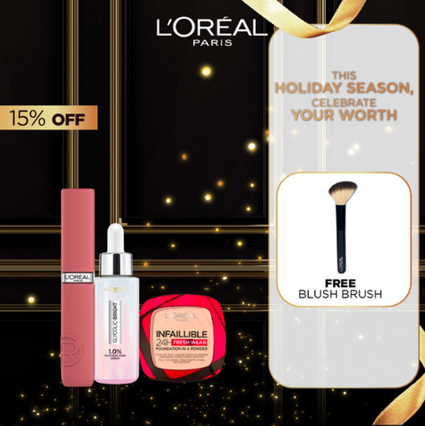 L'Oreal Paris This Holiday Season Celebrate Your Worth
