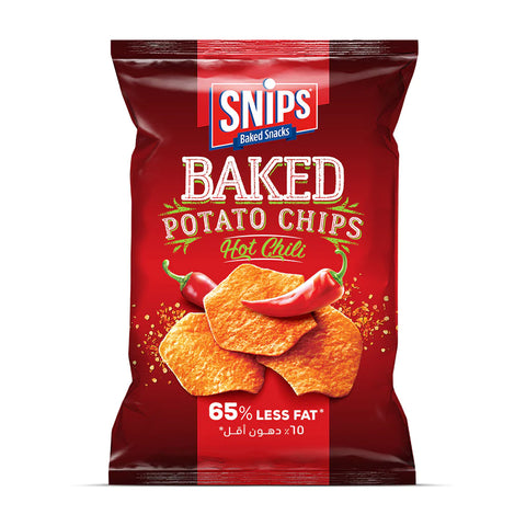 Snips Baked Potato Chips Hot Chili 110GR