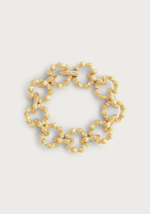 Anabel Aram Women's Gold-Tone Bamboo Chain Bracelet |Anabel Aram In Lebanon