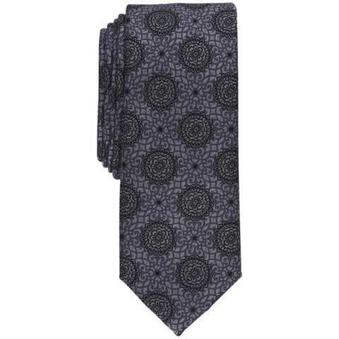 Bar III Men's Black Brussels Medallion Tie | Bar III In Lebanon