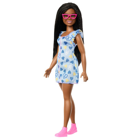 Barbie Fashionistas Doll Barbie Doll with Down Syndrome Wearing Heart-Print Dress|Barbie In Lebanon