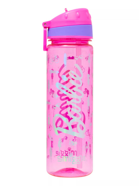 Smiggle Barbie Drink Up Plastic Water Bottle 650ml