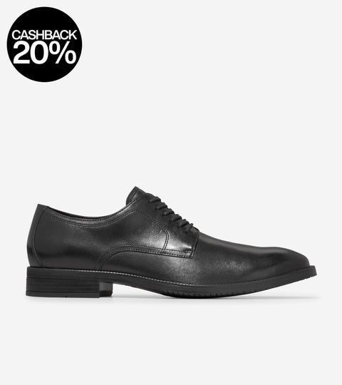 Cole Haan Men's Black Modern Classics Plain Toe Casual Shoes | Cole Haan In Lebanon