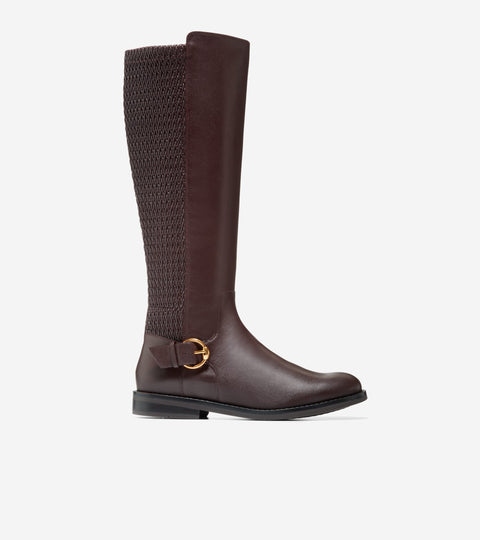 Cole Haan Women's Plum Clover Stretch Side-Buckle Riding Boots |Cole Haan In Lebanon